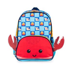 Mochila Infantil Masculina Pets Caranguejo Azul