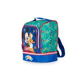 Lancheira Escolar Masculina Mickey Futebol Premium Verde
