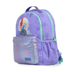 Mochila Escolar Feminina Ariel  Glitter Lilás