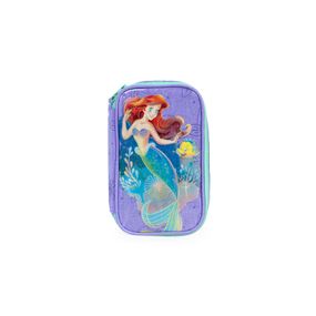 Estojo Escolar Feminino Ariel  Glitter Lilás