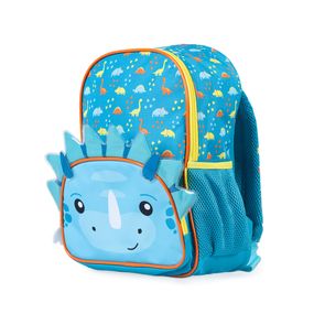 Mochila Infantil Pets Dinossauro Azul Escuro