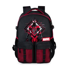 Mochila Escolar Masculina Homem Aranha Preta