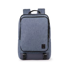 Mochila Masculina Executiva Para Notebook City Block Azul