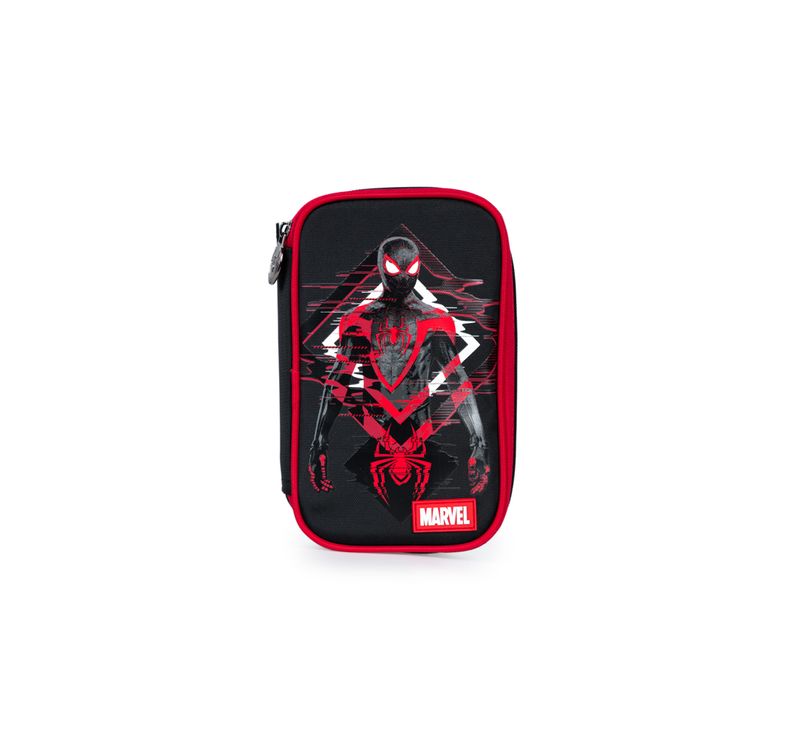 0160933458001---ESTOJO-100-PENS-HOMEM-ARANHA-24T--PRETO-U00001