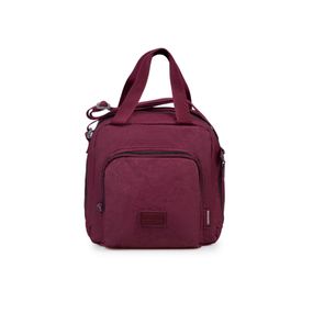 Lancheira Térmica Juvenil Feminina Crinkle Glitter Vinho