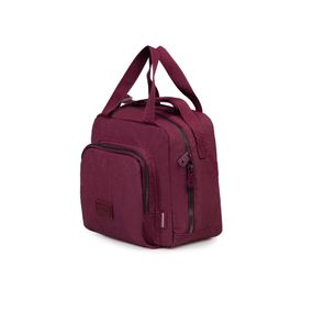 Lancheira Térmica Juvenil Feminina Crinkle Glitter Vinho