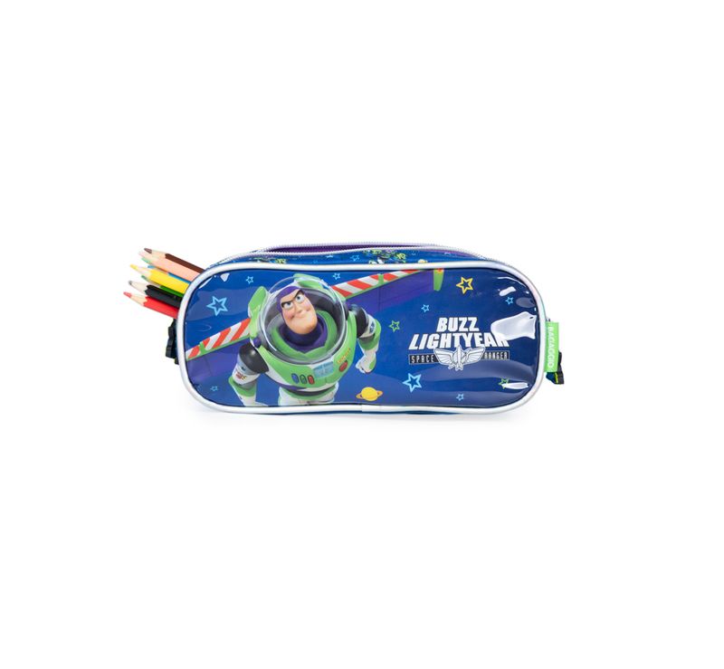 Kit Mochila Escolar Infantil Masculina De Rodinhas Toy Story Buzz ...