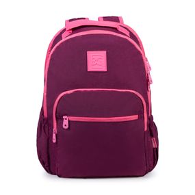 Mochila Escolar Juvenil Feminina BG Duo Pop Rosa