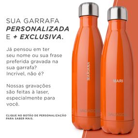 Garrafa Termica Colors 500ml Azul Escuro