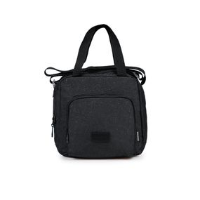 Lancheira Térmica Juvenil Feminina Crinkle Glitter Preto