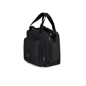Lancheira Térmica Juvenil Feminina Crinkle Glitter Preto