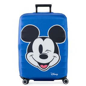 Capa de Mala Mickey Big Face Média Azul