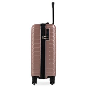 Mala de Bordo 10 kg Abs 4 Rodas Detroit Rose/Preto