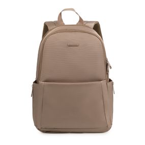 Mochila Feminina Executiva Para Notebook Versatille Marrom