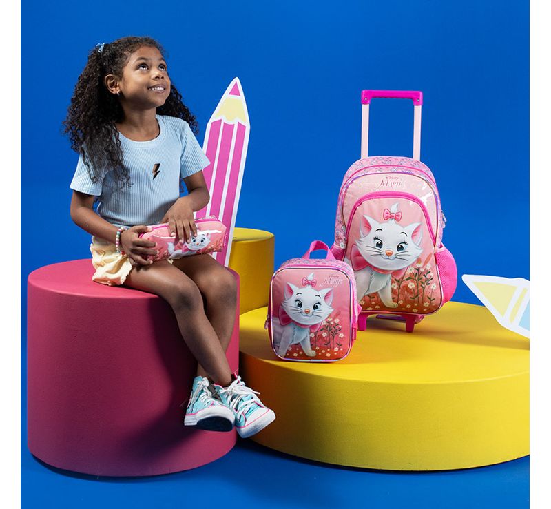 0226659560001-0152577560001-0160894560001---Kit-Estojo-Lancheira-Mochila-Escolar-Feminina-De-Rodinhas-Gata-Marie-Rosa_H