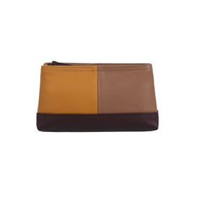 Necessaire Viagem Feminina Pequena Recortes Caramelo