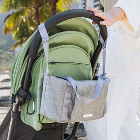 Bolsa Para Carrinho Maternidade Totti Cinza