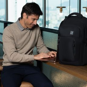 Mochila Masculina para Notebook Vision Preta