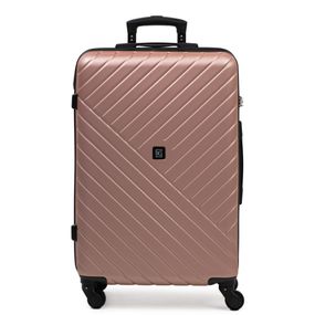 Conjunto de Malas ABS 4 Rodas Detroit Rosé P e M