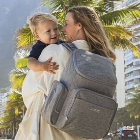 Mochila Maternidade Totti Cinza