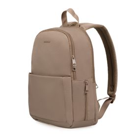 Mochila Feminina Executiva Para Notebook Versatille Marrom