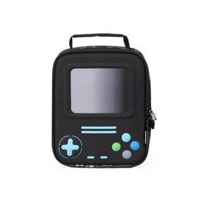 Lancheira Escolar Video Game Preta