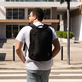 Mochila Masculina para Notebook Space Preta