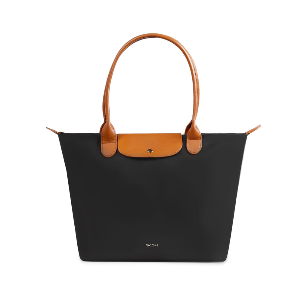 Bolsa de Ombro Tote Feminina Grande Nylon Preta | Bagaggio Bolsa de Ombro Tote Feminina Grande Nylon Preta | Bagaggio