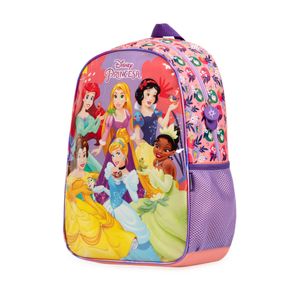 Mochila Escolar Feminina Infantil Princesas Rosa