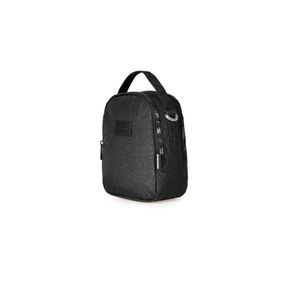 Bolsa Transversal Feminina Pequena Crinkle Glitter Preta