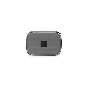 Estojo Box Masculino Grande Color Block Cinza