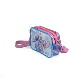 Bolsa de Ombro Feminina Stitch Infantil Azul