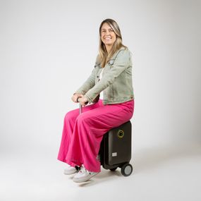 Mala de Viagem Elétrica Inteligente Patinete Prata