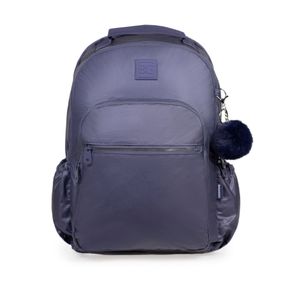 Mochila Escolar Feminina Juvenil Perolada Roxa