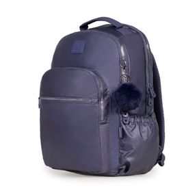 Mochila Escolar Feminina Juvenil Perolada Roxa