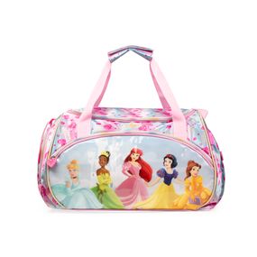 Bolsa de Viagem Feminina Infantil Princesas Rosa
