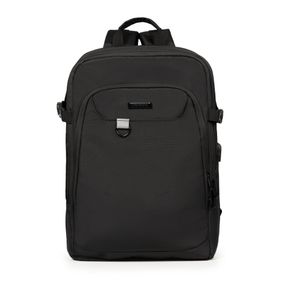Mochila de Viagem Masculina Grande Expansivel Voyage para Notebook Preta