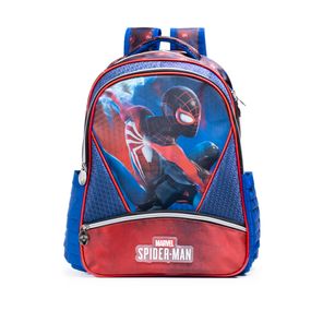 Mochila Escolar Masculina Infantil Homem Aranha Azul