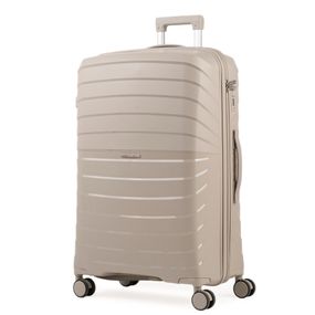 Mala de Viagem Grande 32 Kg Polipropileno 4 Rodas Rover Off White