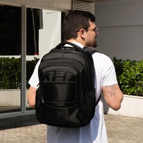 Mochila Masculina Executiva para Notebook Tech Preta