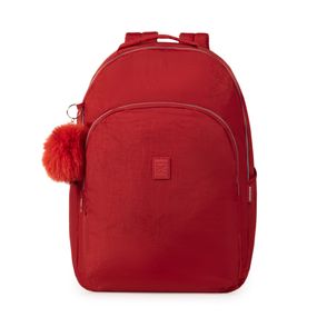 Kit Mochila + Lancheira Térmica  + Estojo Feminino  Pop Fun Vermelho