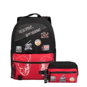 Kit Mochila e Necessaire Deadpool & Wolverine - Edição Especial Marvel