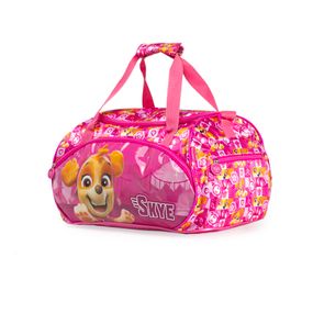 Bolsa de Viagem Feminina Pequena Infantil Patrulha Canina Skye Rosa
