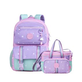 Kit Mochila e Lancheira Térmica Juvenil Feminina Star Candy  Rosa