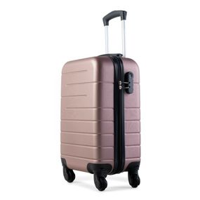 Mala de Bordo PP 8 Kg ABS 4 Rodas 18,5" Downtown Rosé