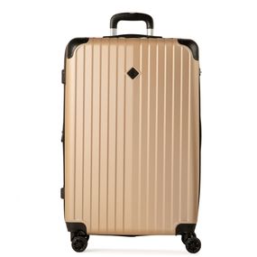 Mala de Viagem Grande 32 Kg ABS 4 Rodas Turquia II Champagne