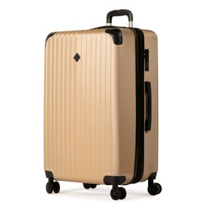 Mala de Viagem Grande 32 Kg ABS 4 Rodas Turquia II Champagne