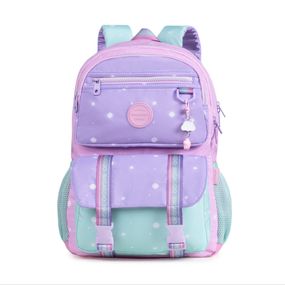 Mochila Escolar Feminina Juvenil Star Candy Rosa