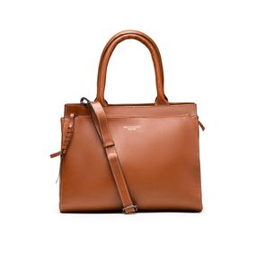 Bolsa de Ombro Feminina de Couro Grande Soft Caramelo