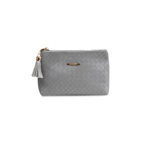 Necessaire de Viagem Feminina Pequena Olivia Cinza
